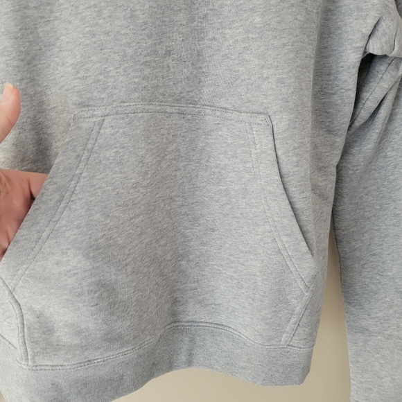 Nike Club Fleece Hooded Sweatshirt NWOT Size Medium Gray - Picture 4 of 6